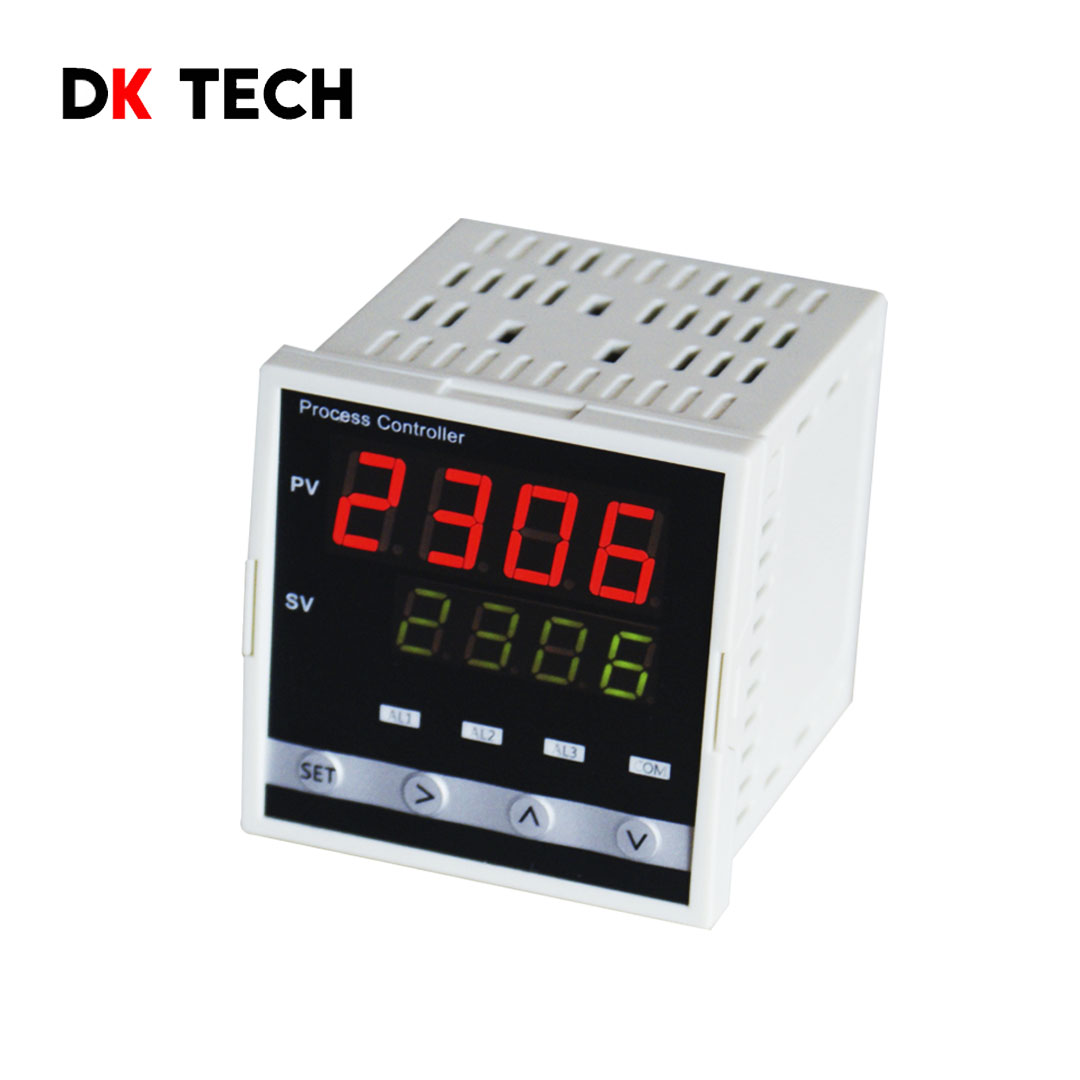 DK2306P Supports upper limit alarm, lower limit alarm, open circuit alarm, upper deviation alarm, lower deviation alarm, deviation band alarm temperature controller